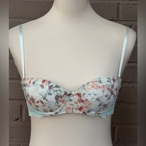 Free People floral converter bra 32B